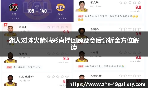 湖人对阵火箭精彩直播回顾及赛后分析全方位解读